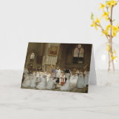 Carte Première communion, 1867 (Fleur jaune)