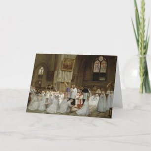 Carte Première communion, 1867