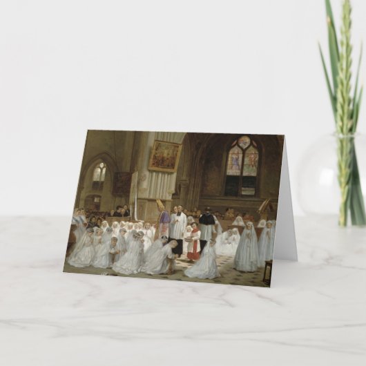 Carte Première communion, 1867 (Devant)