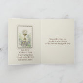 Carte Première communion catholique (Intérieur)