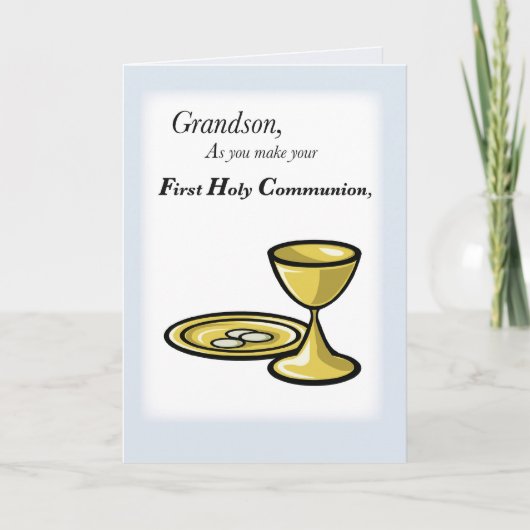 Carte Première communion de Grandson (Devant)