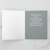 Carte Première communion de la couronne croisée (Intérieur)