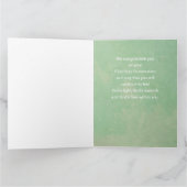 Carte Première communion d'Eucalyptus de la Croix d'Or (Intérieur)