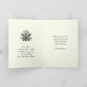 Carte Première Communion Saint Jean-Paul II Eucharistie (Intérieur)