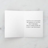 Carte Première communion sainte (Intérieur)