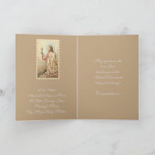 Carte Première Communion Sainte Jésus Chalice (Intérieur)