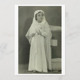 Carte Première communion vintage