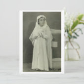 Carte Première communion vintage (Debout devant)