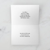 Carte Première Dernière communion (Intérieur)