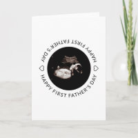 Première échographie du bébé pour la fête des père
