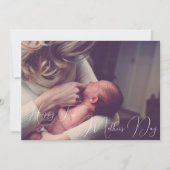 Carte Première fête des mères photo Keepsaké maman cadea (Devant)