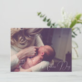 Carte Première fête des mères photo Keepsaké maman cadea (Debout devant)