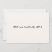 Carte Première fête des mères photo Keepsaké maman cadea (Dos)