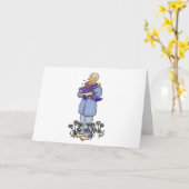 Carte Première Fête des pères (Fleur jaune)