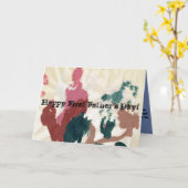 Carte Première fête des pères heureuse ! (Fleur jaune)