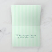 Carte Première fête des pères heureuse - photo faite sur (Intérieur)