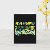 Carte Première journée de cours pour un professeur de CE (Fleur jaune)