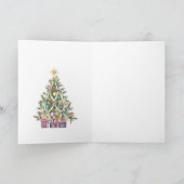 Carte Première Noël de bébé Ourson (Intérieur)