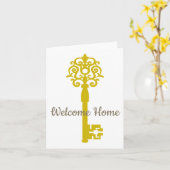 Carte Première ou nouvelle maison (Fleur jaune)