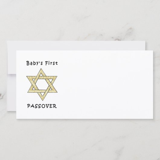 Carte Première Pâque du bébé (Devant)