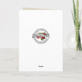 Carte Première prière de sainte communion de catholique (Dos)