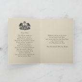 Carte Première prière de sainte communion de catholique (Intérieur)