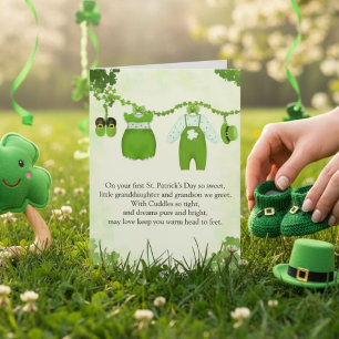 Carte Première Saint-Patrick pour des jumeaux