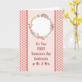 Carte Première Saint-Valentin en nouveau couple, ajouter (Fleur jaune)