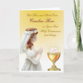 Carte Première sainte communion (Devant)