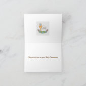 Carte Première sainte communion (Intérieur)