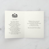 Carte Première Sainte Communion catholique (Intérieur)