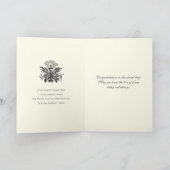 Carte Première Sainte Communion catholique Jésus Anges C (Intérieur)