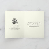Carte Première Sainte Communion d'enfant Prière des Ange (Intérieur)