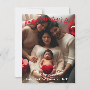 Carte Première Valentines Jour Grand-mère Photo person