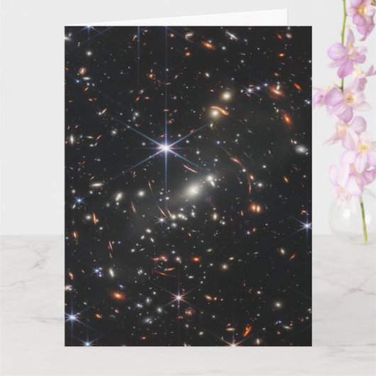 Carte Première vue profonde de l'univers de Webb (Orchidée)