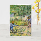 Carte Premières étapes (après Millet) par Vincent van Go (Fleur jaune)