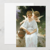 Carte Premières tendresses, première rêverie de Bouguere (Devant / Derrière)