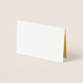 Carte Premium Goldenrod Foil pour les invitations (Devant)