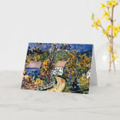 Carte Prendergast - Country Road, New Hampshire, (Fleur jaune)