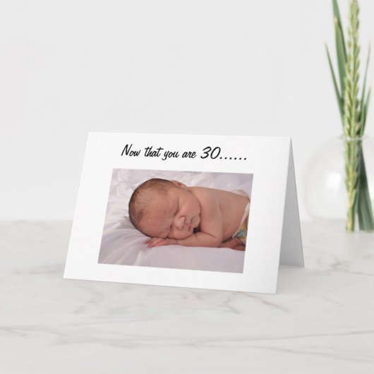 CARTE PRENDRE DES NAPS OU DU TEMPS À LA FÊTE-ANNIVERSAIR (Devant)