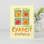 Carte Prenez Carrot vous-même - Jardin Punny (Debout devant)