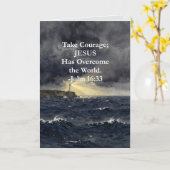 Carte Prenez courage (Fleur jaune)