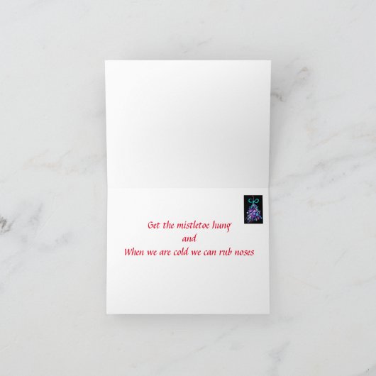 CARTE *PRENEZ LA MAÎTRISE MISTLETOE* NOUS POUVONS RUBLER (Intérieur)