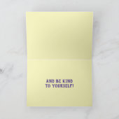 Carte Prenez soin de vous (Intérieur)