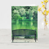 Carte Prenez un siège (Fleur jaune)