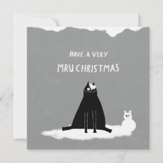 Carte Prenez un très Mru Christmas