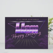 Carte Prénom de Liam (Debout devant)