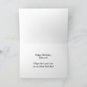 Carte Prénom "EDWARD" Amusement "JOYEUX ANNIVERSAIRE" (Intérieur)