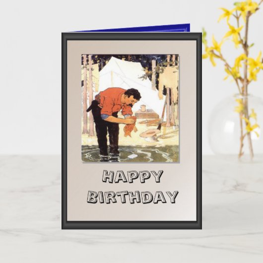 Carte Préparation du souper (Fleur jaune)