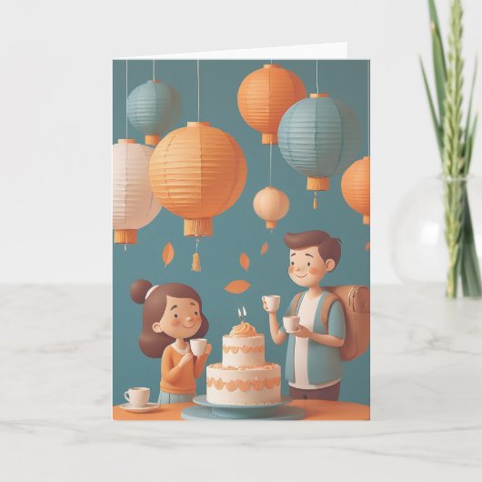 Carte Préparer des vœux d'anniversaire (Devant)
